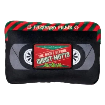 FuzzYard Christ-Mutts Casette Christmas plush dog toy
