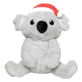 FuzzYard Coco Koala Christmas plush dog toy, size L