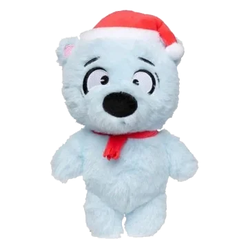 Christmas Plush Dog Toy FuzzYard Brrr-Uce the Polar Bear