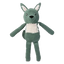 Corduroy plush dog toy FuzzYard Life Kangaroo, Myrtle Green