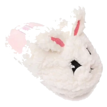 Easter Plush Dog Toy FuzzYard Fluffy Bunny Slipper
