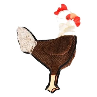 Flamingo rooster plush dog toy, 54 cm