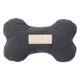 Plush Bone Dog Toy FuzzYard Life Slate Grey