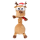 Christmas plush dog toy FuzzYard Domineck the Reindeer