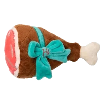 FuzzYard Humongous Holiday Ham Christmas Plush Dog Toy
