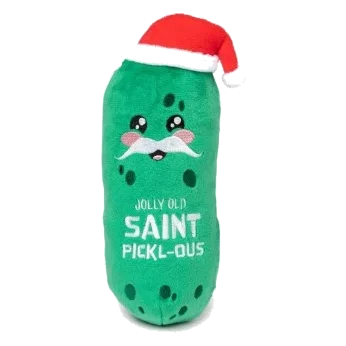 FuzzYard Jolly Old St Pickl-ous Christmas Plush Dog Toy