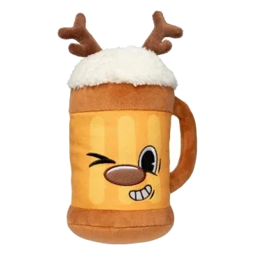 FuzzYard Jolly Reinbeer Christmas Plush Dog Toy