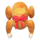 FuzzYard Let's Get Basted Christmas Plush Dog Toy