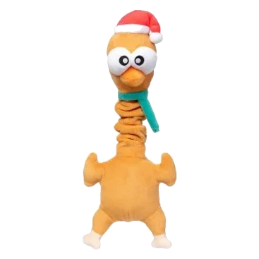 Christmas plush dog toy FuzzYard Monecka the Turkey