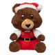 Christmas plush dog toy FuzzYard Santa Fuzz Bear