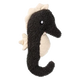 Seahorse plush dog toy FuzzYard Life Slate Grey