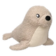 Seal plush dog toy FuzzYard Life Sandstone