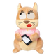 Squeaky squirrel plush dog toy FuzzYard Ashleigh