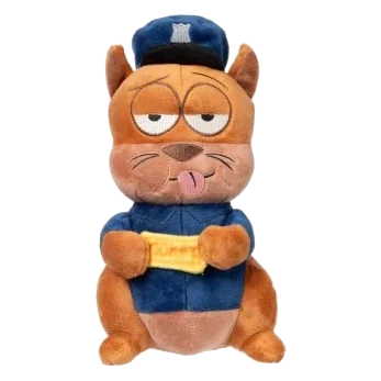 Squeaky squirrel plush dog toy FuzzYard Curbside Carl