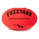 Squeaky plush dog toy FuzzYard Aussie Football