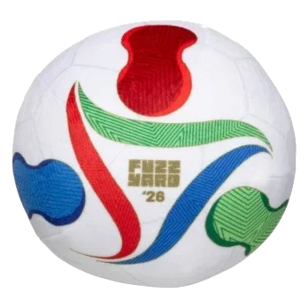 Squeaky plush dog toy FuzzYard Championship Cup Ball