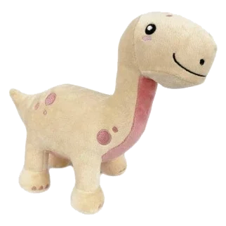 Squeaky plush dog toy FuzzYard Brienne The Brontosaurus