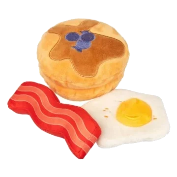FuzzYard Dog's Breakfast plush dog toys, pack of 3