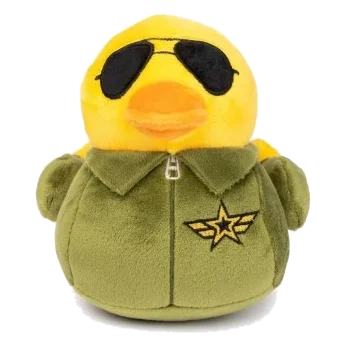 FuzzYard goose plush dog toy with squeaker