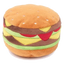FuzzYard Burger Squeaky Plush Dog Toy