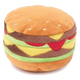FuzzYard Burger Squeaky Plush Dog Toy