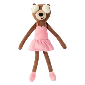 FuzzYard Lankies Billie The Bear-Larina Long-Limbed Plush Dog Toy