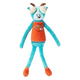 FuzzYard Lankies Bron The GOAT Long-Limbed Plush Dog Toy