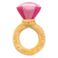 FuzzYard Love Diamond In The Ruff Ring plush dog toy, diamond ring
