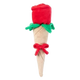 FuzzYard Love Wrapped Rose plush dog toy