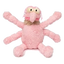 FuzzYard Nasties Scratchette Pink Flea Plush Dog Toy with Squeaker