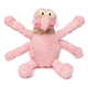 FuzzYard Nasties Scratchette Pink Flea Plush Dog Toy with Squeaker