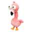 FuzzYard Neck Minnits Neckole Flamingo Plush Dog Toy with Stretchy Neck