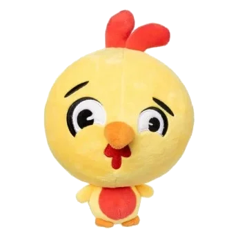 FuzzYard Noggins Hen Diesel Squeaky Plush Dog Toy