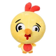 FuzzYard Noggins Hen Diesel Squeaky Plush Dog Toy