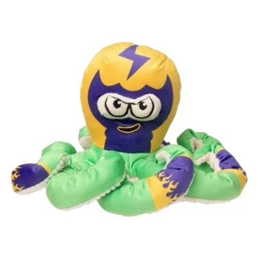 FuzzYard Octo-Pose Octo the Outrageous Octopus Squeaky Plush Dog Toy