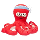 FuzzYard Octo-Pose Takoyaki Octopus Squeaky Plush Dog Toy