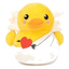 FuzzYard Cupid Duck Squeaky Plush Dog Toy