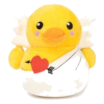 FuzzYard Cupid Duck Squeaky Plush Dog Toy