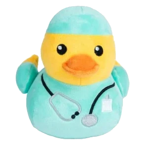 FuzzYard Ducktor Squeaky Plush Dog Toy