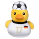 Squeaky plush dog toy FuzzYard Football Duck Germany No. 17