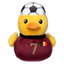 Squeaky plush dog toy FuzzYard Football Duck Belgium No. 7