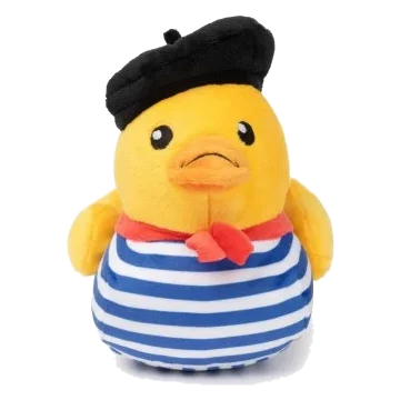 FuzzYard Timothee Chalaquack duck plush dog toy with squeaker