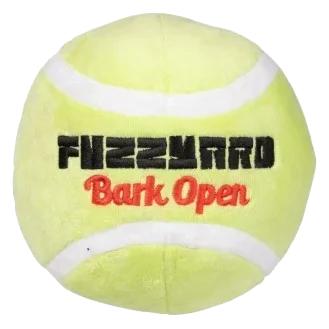 Squeaky plush dog toy FuzzYard Tennis Ball
