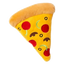 Squeaky plush dog toy FuzzYard Pizza Slice