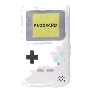 Squeaky plush dog toy FuzzYard Retro Game Dog