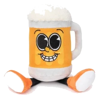 FuzzYard The Homies Steinzy Plush Dog Toy with Squeaker