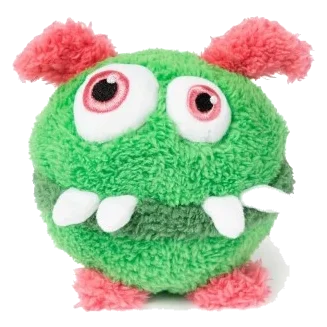 FuzzYard The Yardsters Peewee Plush Dog Toy with Squeaker