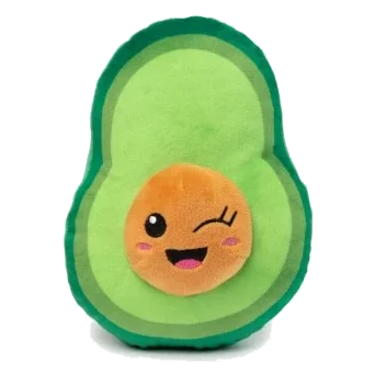 FuzzYard Winky Avocado Plush Dog Toy with Squeaker