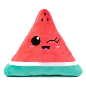 FuzzYard Winky Watermelon Plush Dog Toy with Squeaker
