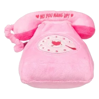 FuzzYard Y2K Hang Up Landline plush dog toy, landline phone